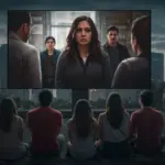 Audiencia mexicana diversa viendo contenido de entretenimiento que aborda problemas sociales en 2026.