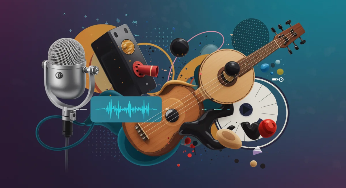Proceso creativo de efectos de sonido para contenido de formato corto.