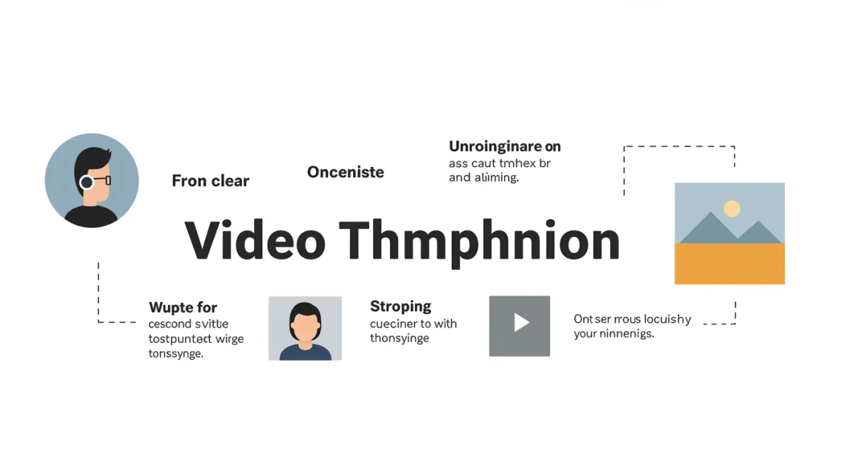 Elementos clave para una miniatura de video corto efectiva: tipografía, imagen, contraste y texto