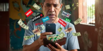 Persona en México confundida por múltiples suscripciones de streaming no aprovechadas.