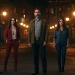 Póster promocional de la serie mexicana más exitosa de Netflix en 2026, con sus protagonistas principales.