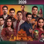 Íconos de series mexicanas y cultura en una pantalla de televisión vibrante, proyectando el impacto de 2026.